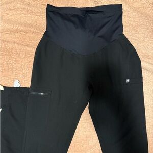 Figs Maternity Technical Collection Black Pants